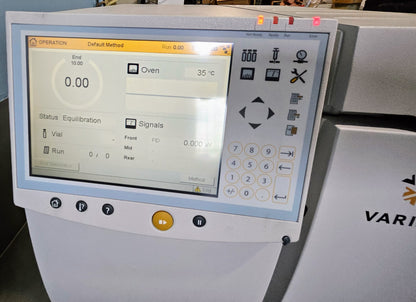 VARIAN 450-GC CHROMATOGRAPH MASS SPECTROMETER & ULVAC VACUUM PUMP WATCH VIDEO