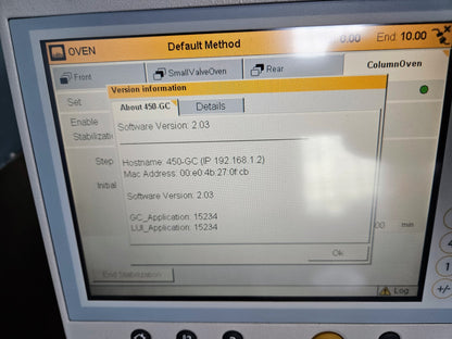 VARIAN 450-GC CHROMATOGRAPH MASS SPECTROMETER & ULVAC VACUUM PUMP WATCH VIDEO