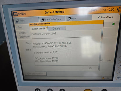 VARIAN 450-GC MASS SPECTROMETER WATCH VIDEO