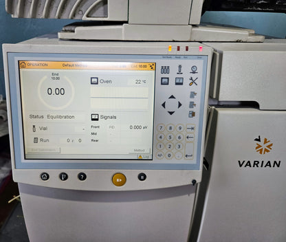 VARIAN 450-GC CHROMATOGRAPH MASS SPECTROMETER & ULVAC VACUUM PUMP WATCH VIDEO