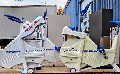 LOT MONARK ERGOMEDIC 884E 828 818 CARDIO ERGOMETER ANAEROBIC PEAK RECUMBENT BIKE