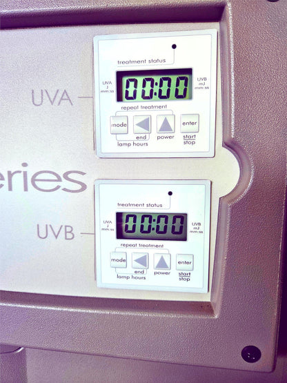 SUNMED DAAVLIN 3S PHOTOTHERAPY 48 LAMP FULL BODY BONUS BASE WATCH VIDEO FREESHIP