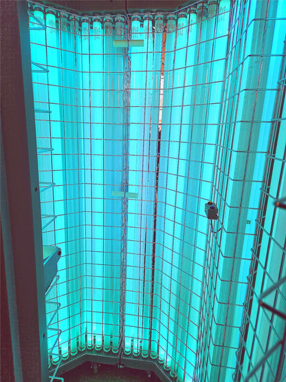 SUNMED DAAVLIN 3S PHOTOTHERAPY 48 LAMP FULL BODY BONUS BASE WATCH VIDEO FREESHIP