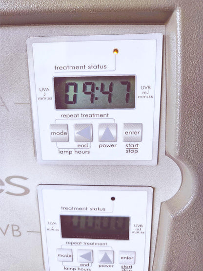 SUNMED DAAVLIN 3S PHOTOTHERAPY 48 LAMP FULL BODY BONUS BASE WATCH VIDEO FREESHIP