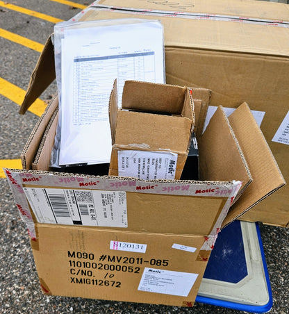 B/NEW MOTIC PSM-1000 TRINOCULAR MLC-150 PLAN APO ELWD 5x10x20x50xOBJE MICROSCOPE