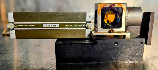 HEWLETT P 10780 RECEIVER 10703A RETROREFLECTOR 10706A PLANEMIRROR INTERFEROMETER