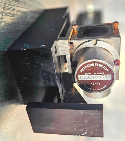 HEWLETT P 10780 RECEIVER 10703A RETROREFLECTOR 10706A PLANEMIRROR INTERFEROMETER