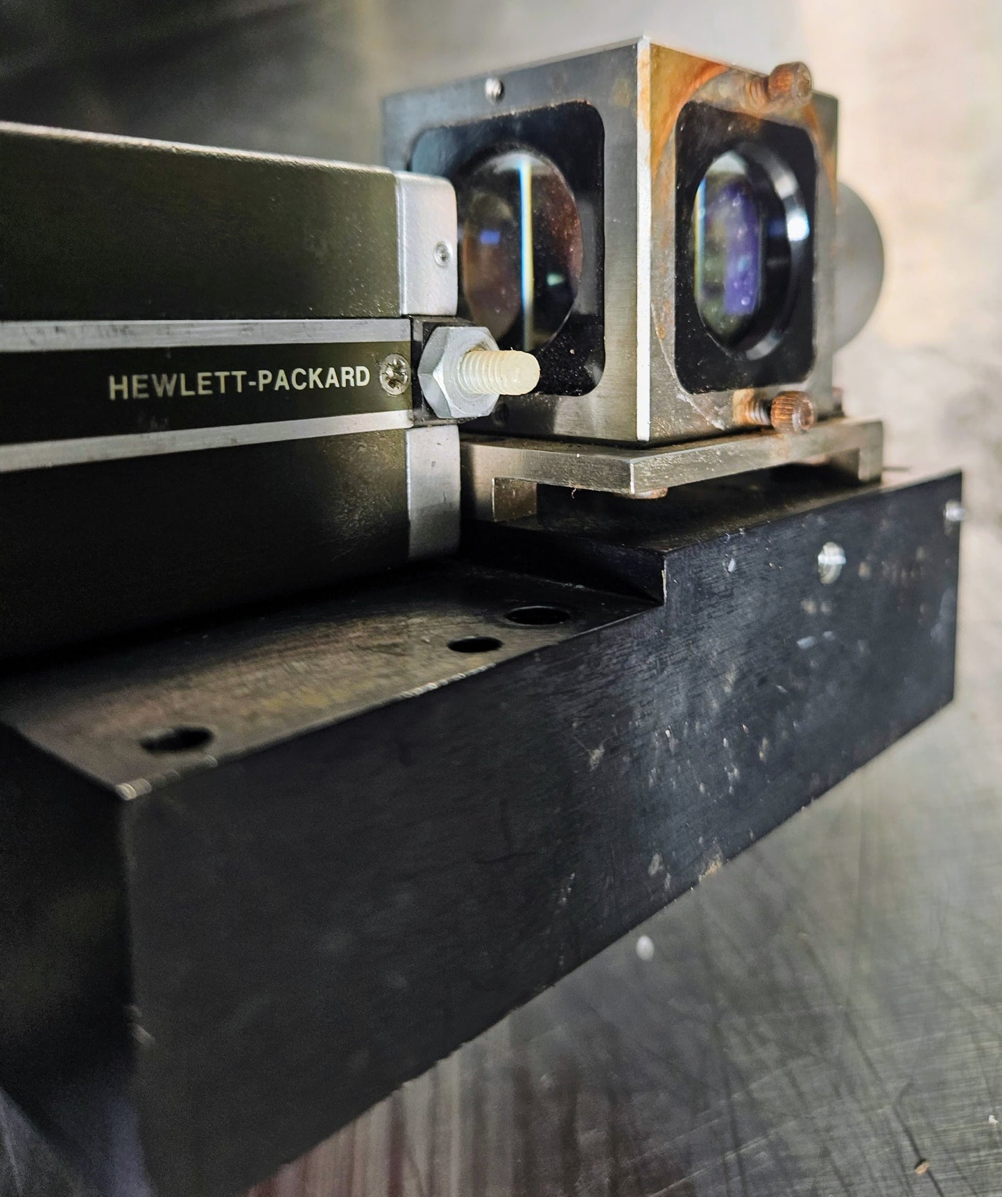 HEWLETT P 10780 RECEIVER 10703A RETROREFLECTOR 10706A PLANEMIRROR INTERFEROMETER