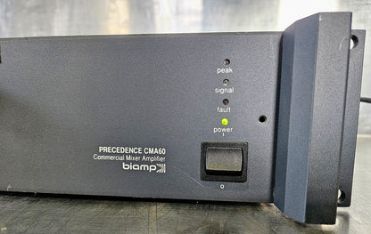 2BIAMP PRECEDENCE CMA60 COMMERCIAL 6-INPUT MIXER / 350 WATTS AMPLIFIER FREE SHIP