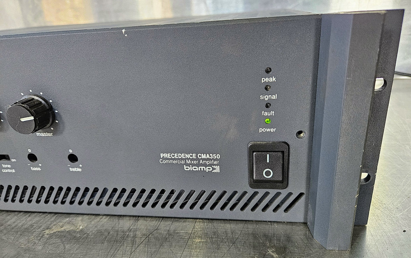 BIAMP PRECEDENCE CMA350 COMMERCIAL 6-INPUT MIXER / 350 WATTS AMPLIFIER FREE SHIP