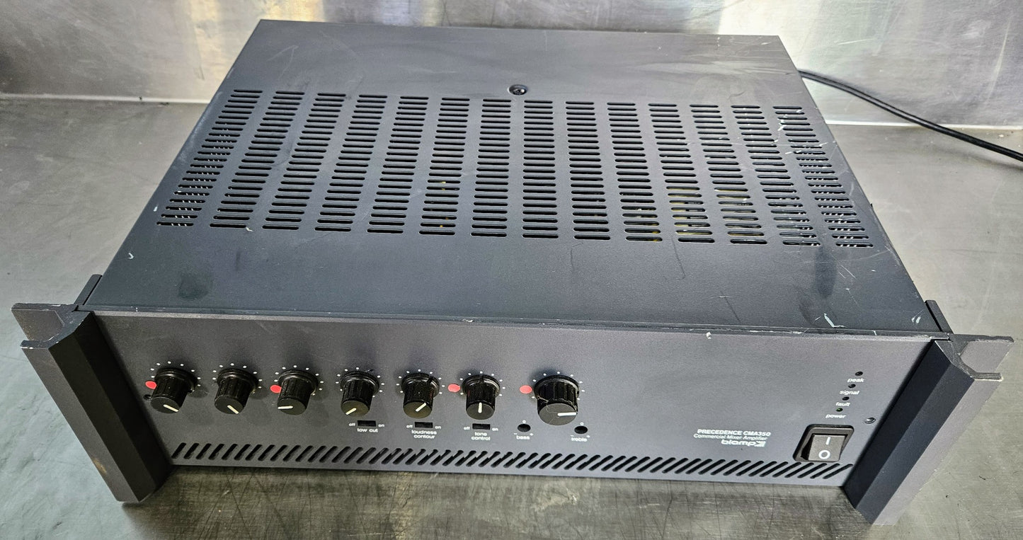 BIAMP PRECEDENCE CMA350 COMMERCIAL 6-INPUT MIXER / 350 WATTS AMPLIFIER FREE SHIP