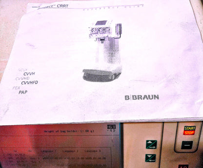 B BRAUN® DIAPACT CRRT DIALYSIS MACHINE *POWERS ON FINE* WATCH VIDEO FREE SHIP
