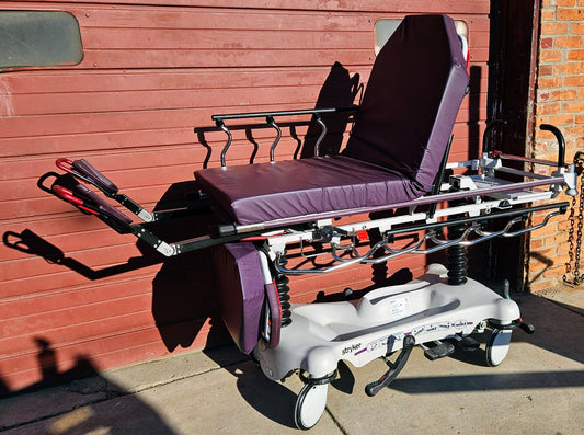 STRYKER 1061 GYNNIE OB/GYN HOSPITAL EMERGENCY TRANSPORT GURNEY WARRANT FREESHIP