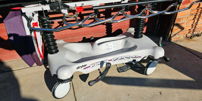 STRYKER 1061 GYNNIE OB/GYN HOSPITAL EMERGENCY TRANSPORT GURNEY WARRANT FREESHIP