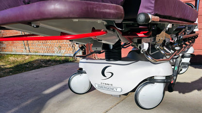 STRYKER 1061 GYNNIE OB/GYN HOSPITAL EMERGENCY TRANSPORT GURNEY WARRANT FREESHIP