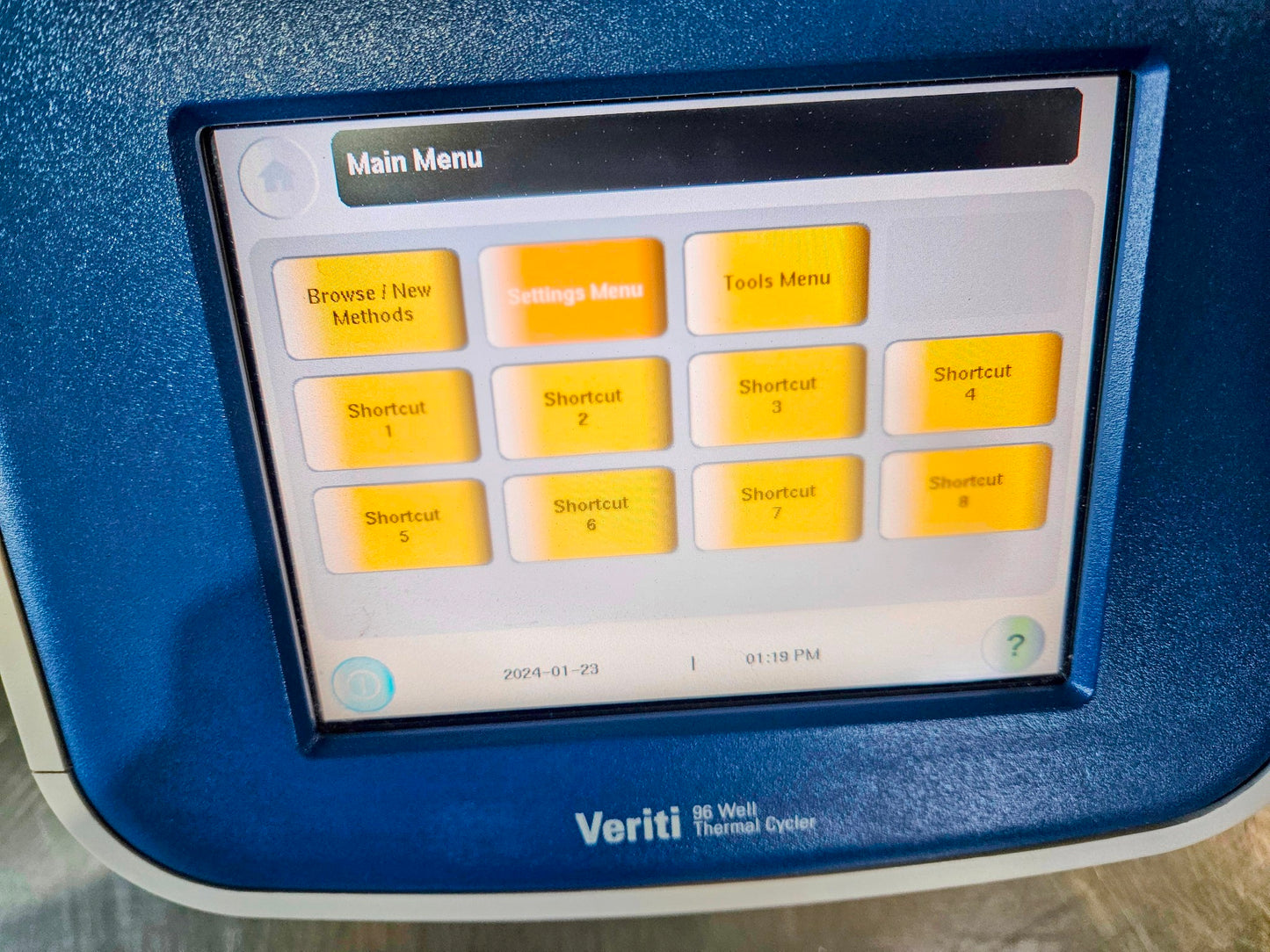 AS IS APPLIED BIOSYSTEMS VERITI PCR/THERMAL CYCLER 96 WELL POWERS ON FREE SHIP