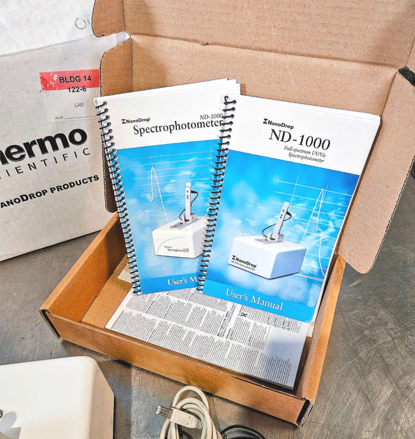 THERMO NANODROP ND-1000 UV VIS SPECTROPHOTOMETER & MANUAL 90DAYWARRANTY FREESHIP