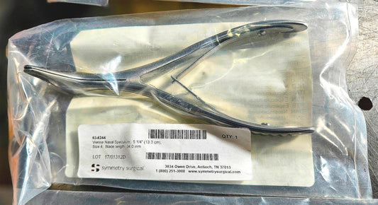 1 SYMMETRY SURGICAL VIENNA NASAL 5 1/4" Size 4 Blade Length: 34mm