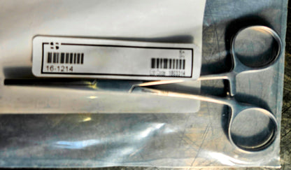 NEW SYMMETRY SURGICAL KOSHER HEMOSTATIC FORCEPS STRAIGHT 1 X 2 TEETH FREE SHIP