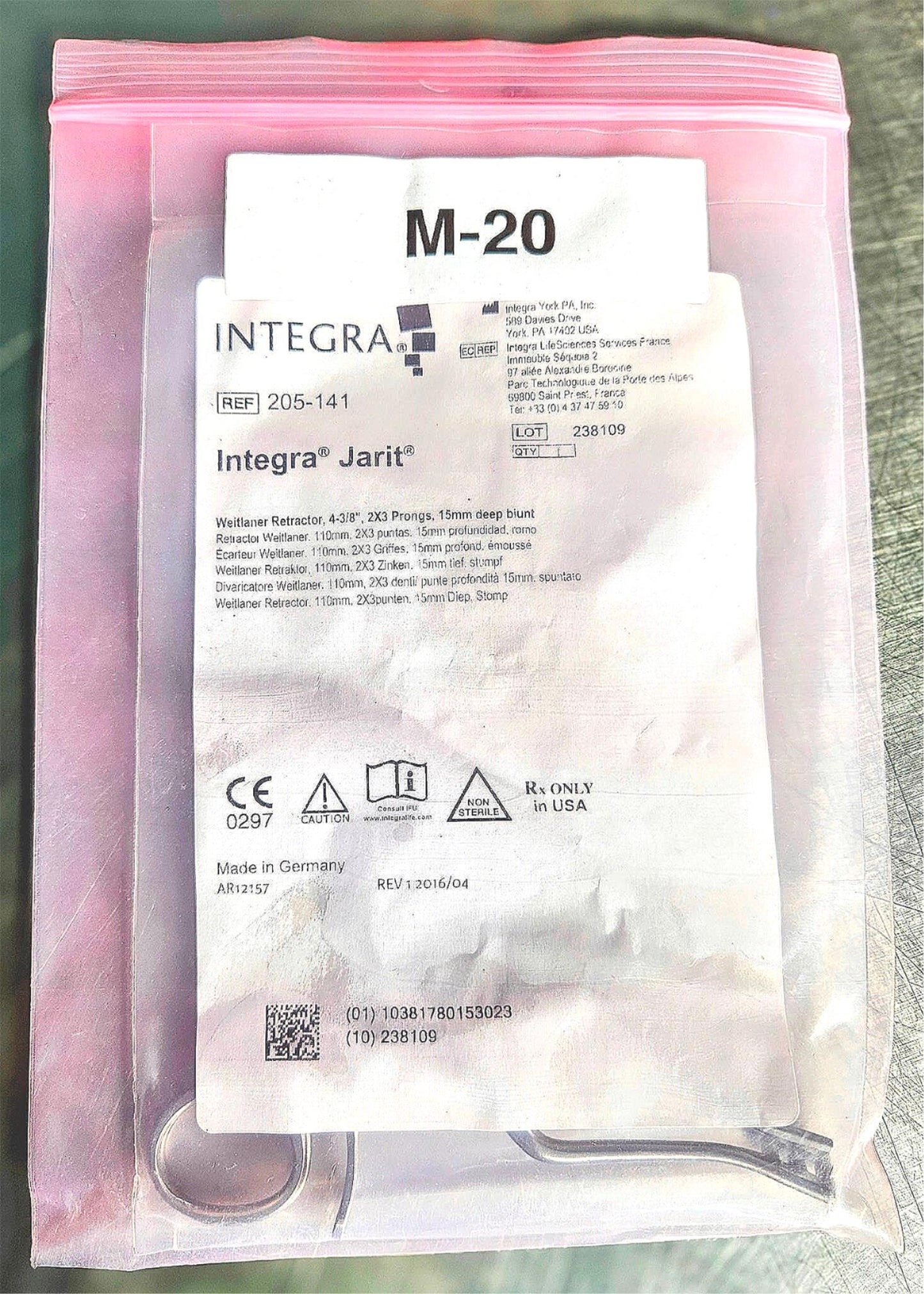 NEW INTEGRA JARIT 205 REF 205-141 FREE SHIPPING