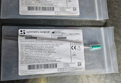 NEW SYMMETRY SURGICAL SYMETRY SURGICAL SICKLE KNIFE 10mm" Sharp Tip Curved Blade