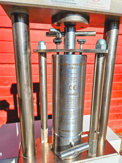 THERMO IEC LAB FRENCH PRESS 3000psi & 2 PRESSURE CELLs 90DAYWARRANTY WATCH VIDEO