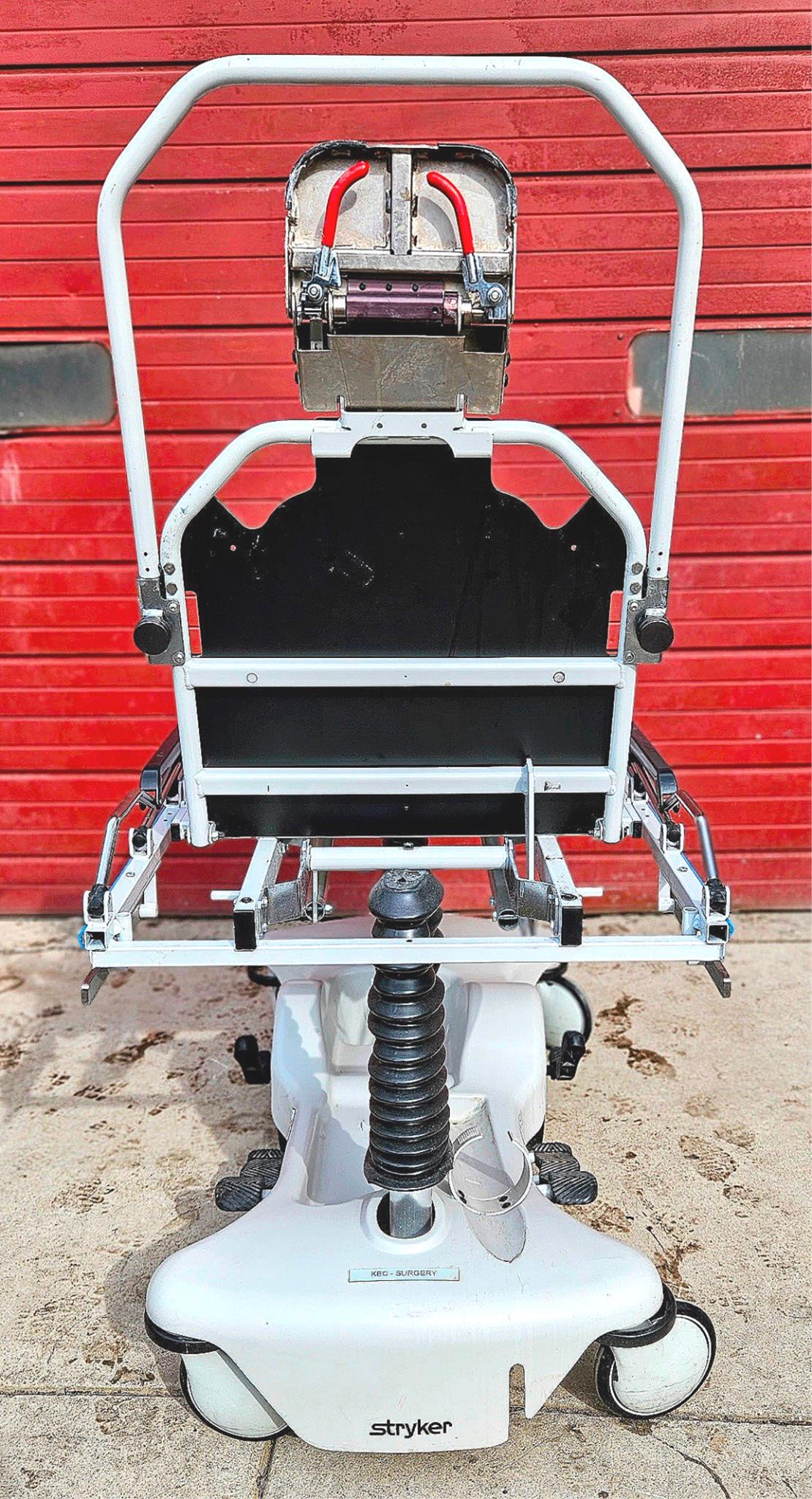 "BIG WHEEL" STRYKER 1079 EYE SURGERY GURNEY NO MATTRESS 90-DAY-WARRANTY FREESHIP