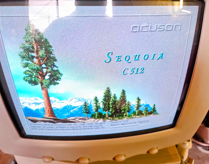 SIEMENS ACUSON SEQUOIA C512 ULTRASOUND 4 PROBES & EXTRA 90DAYWARRANTY WATCHVIDEO