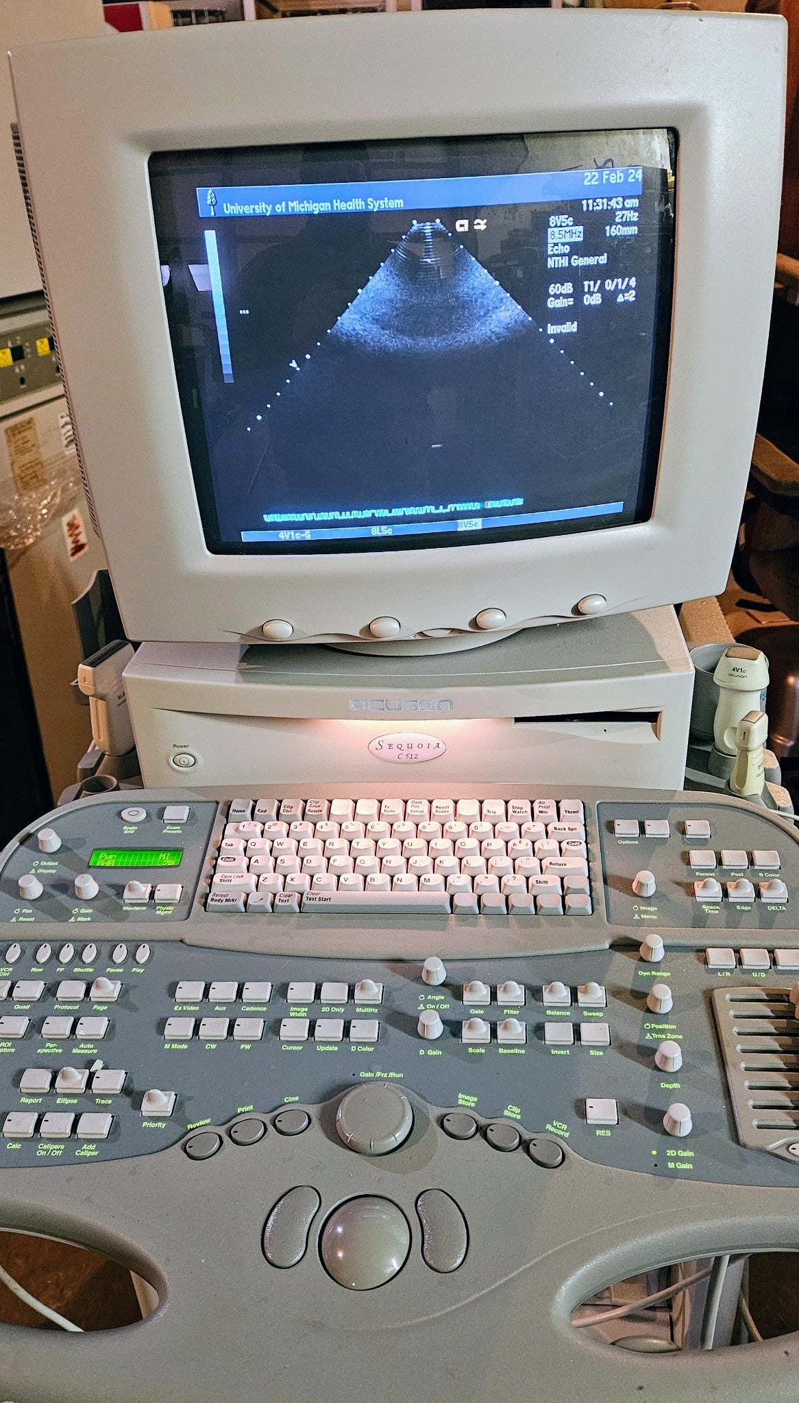 SIEMENS ACUSON SEQUOIA C512 ULTRASOUND 4 PROBES & EXTRA 90DAYWARRANTY WATCHVIDEO