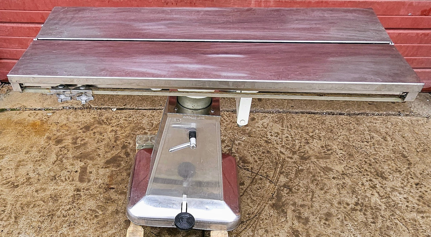 90DAY-WARRANTY SHOR-LINE VTOP HYDRAULIC LIFT TILT 46x17 VETERINARY SURGERY TABLE
