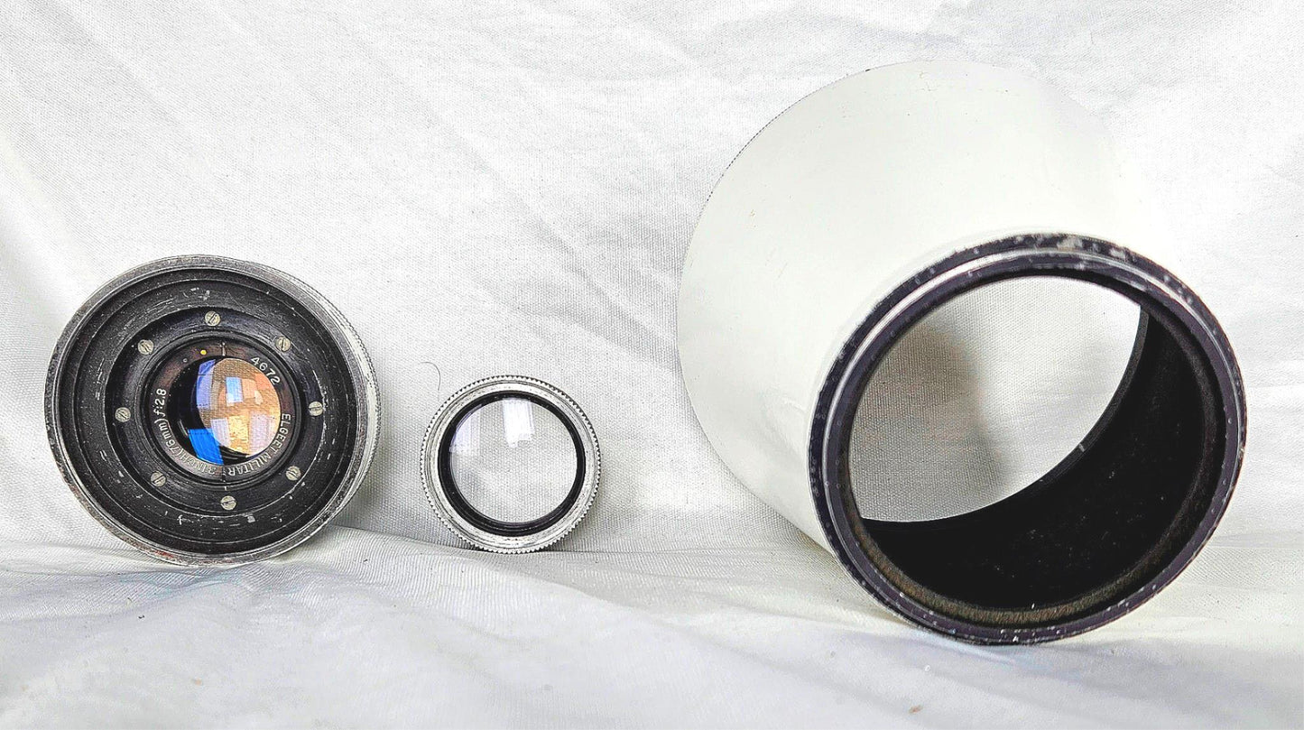 ELGEET MILITAR 3" (76mm) f:2.8 CAMERA LENS 90DAYWARRANTY FREE SHIP