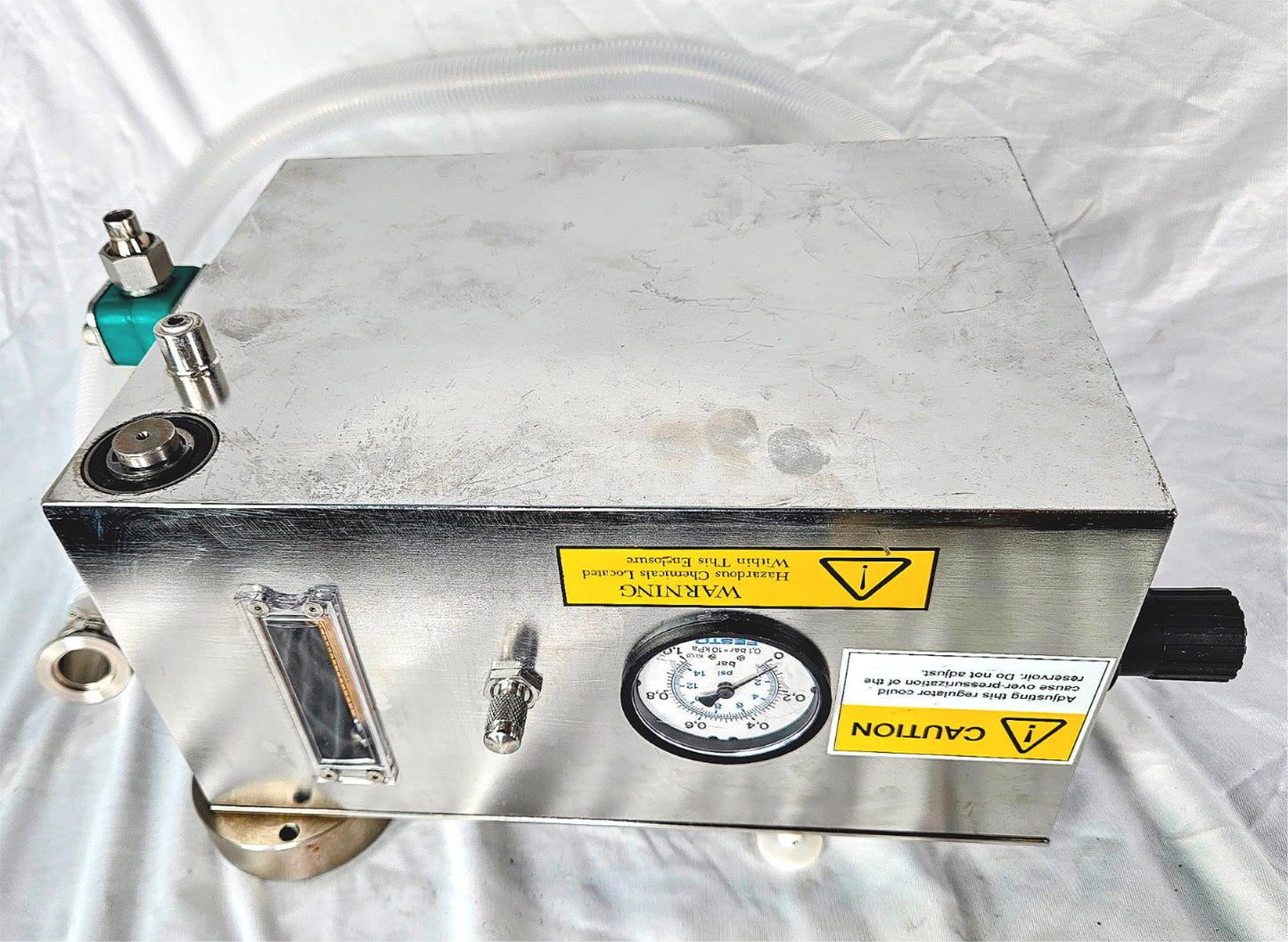 KARL SUSS HOT PLATE NANO WAFER SEALED PRESSURE PURGE FLAMMABLE VAPOR CONTAINER