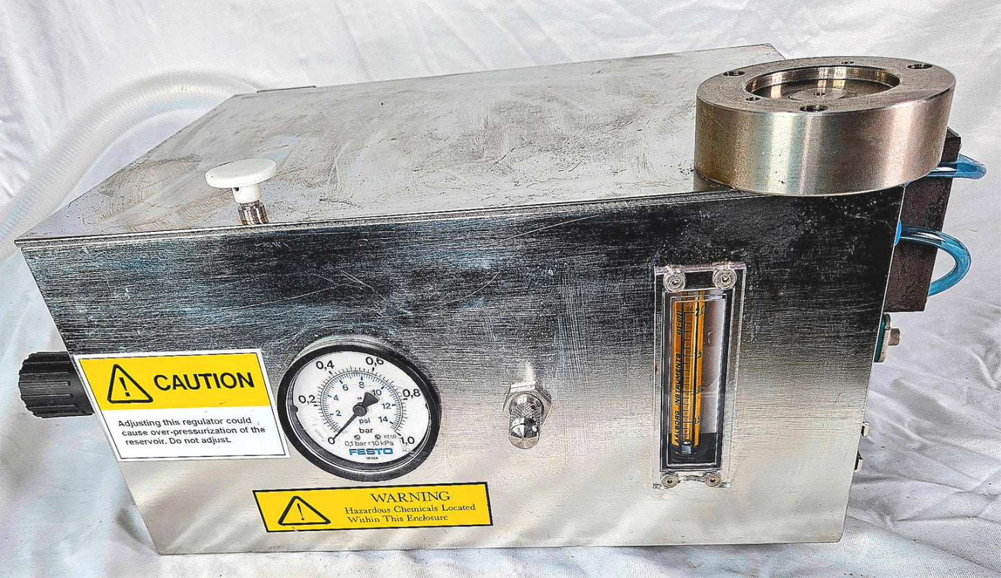 KARL SUSS HOT PLATE NANO WAFER SEALED PRESSURE PURGE FLAMMABLE VAPOR CONTAINER