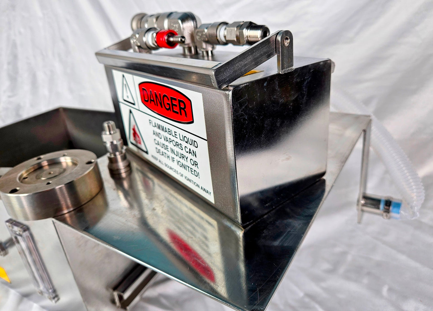 KARL SUSS HOT PLATE NANO WAFER SEALED PRESSURE PURGE FLAMMABLE VAPOR CONTAINER