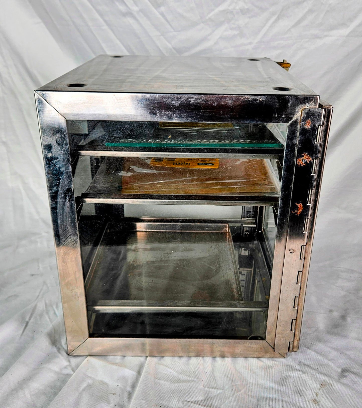 BRINKMANN 12.5 x 12 x 12 DESICCATOR CABINET & BIORAD INNER PLATE 90-DAY-WARRANTY