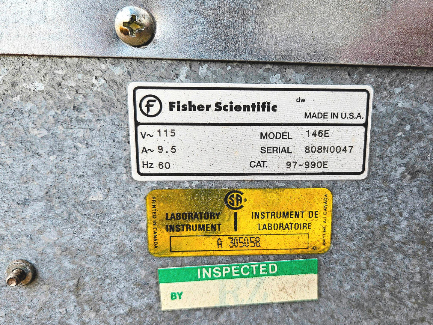 FISHER SCIEN 146E LAB ISOTEMP™ REFRIGERATED INCUBATOR 120-DAY-WARRANTY FREE SHIP