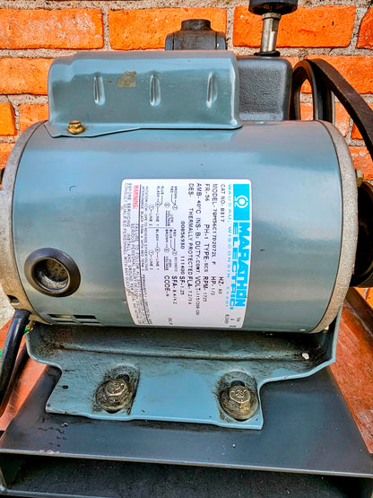 CENCO HyVac 7 BELT DUOSEAL TWO STAGE VACUUM PUMP 35LPM WATCH-VIDEO FREE-SHIP