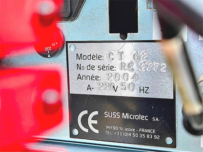 KARL SUSS MICROTEC RC8 CT 62 GYRSET SPIN COATER CYBOR NANOFABR WAFER CLUSTER