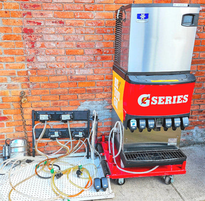 MANITOWOC® SV150 DISPENSER + INDIGO NXT HALFCUBE ICE MACHINE & EXTRAS WATCHVIDEO