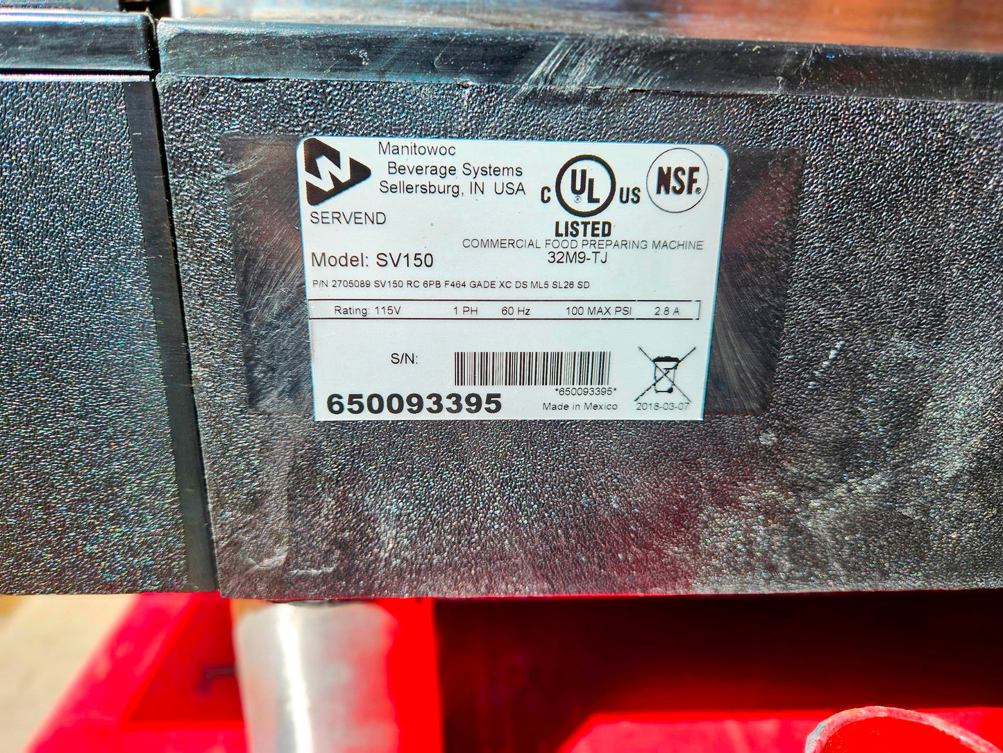 MANITOWOC® SV150 DISPENSER + INDIGO NXT HALFCUBE ICE MACHINE & EXTRAS WATCHVIDEO