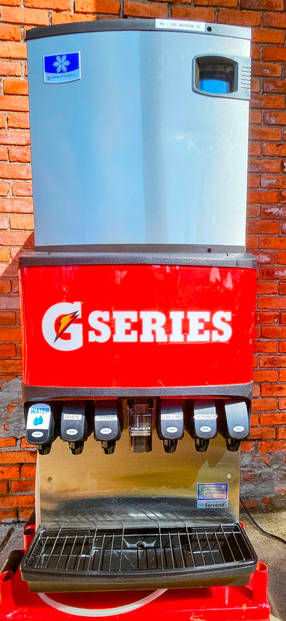 MANITOWOC® SV150 DISPENSER + INDIGO NXT HALFCUBE ICE MACHINE & EXTRAS WATCHVIDEO