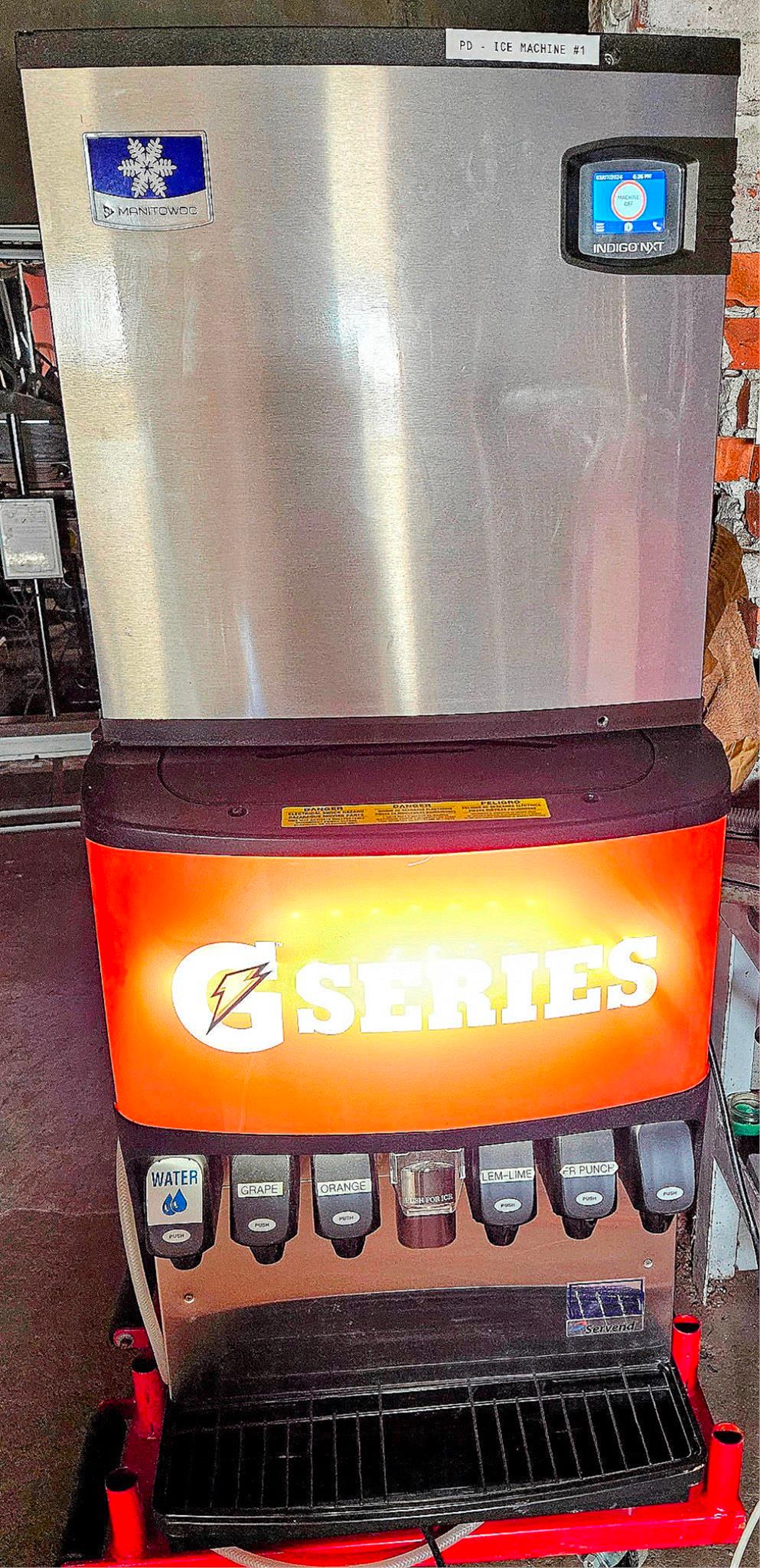 MANITOWOC® SV150 DISPENSER + INDIGO NXT HALFCUBE ICE MACHINE & EXTRAS WATCHVIDEO