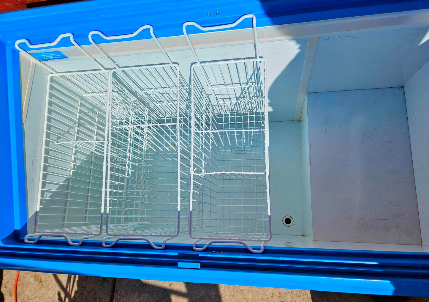 AHT® RIO S 125 CURVED LID FREEZER 9.1CubFeet 90-DAY-WARRANTY WATCHVIDEO FREESHIP