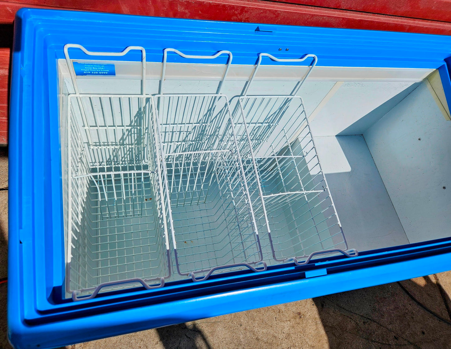 AHT® RIO S 125 CURVED LID FREEZER 9.1CubFeet 90-DAY-WARRANTY WATCHVIDEO FREESHIP