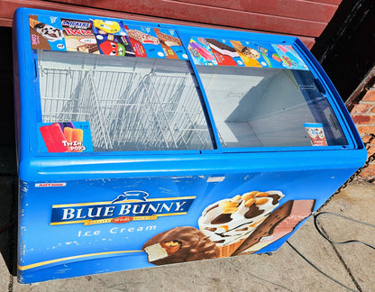 AHT® RIO S 125 CURVED LID FREEZER 9.1CubFeet 90-DAY-WARRANTY WATCHVIDEO FREESHIP