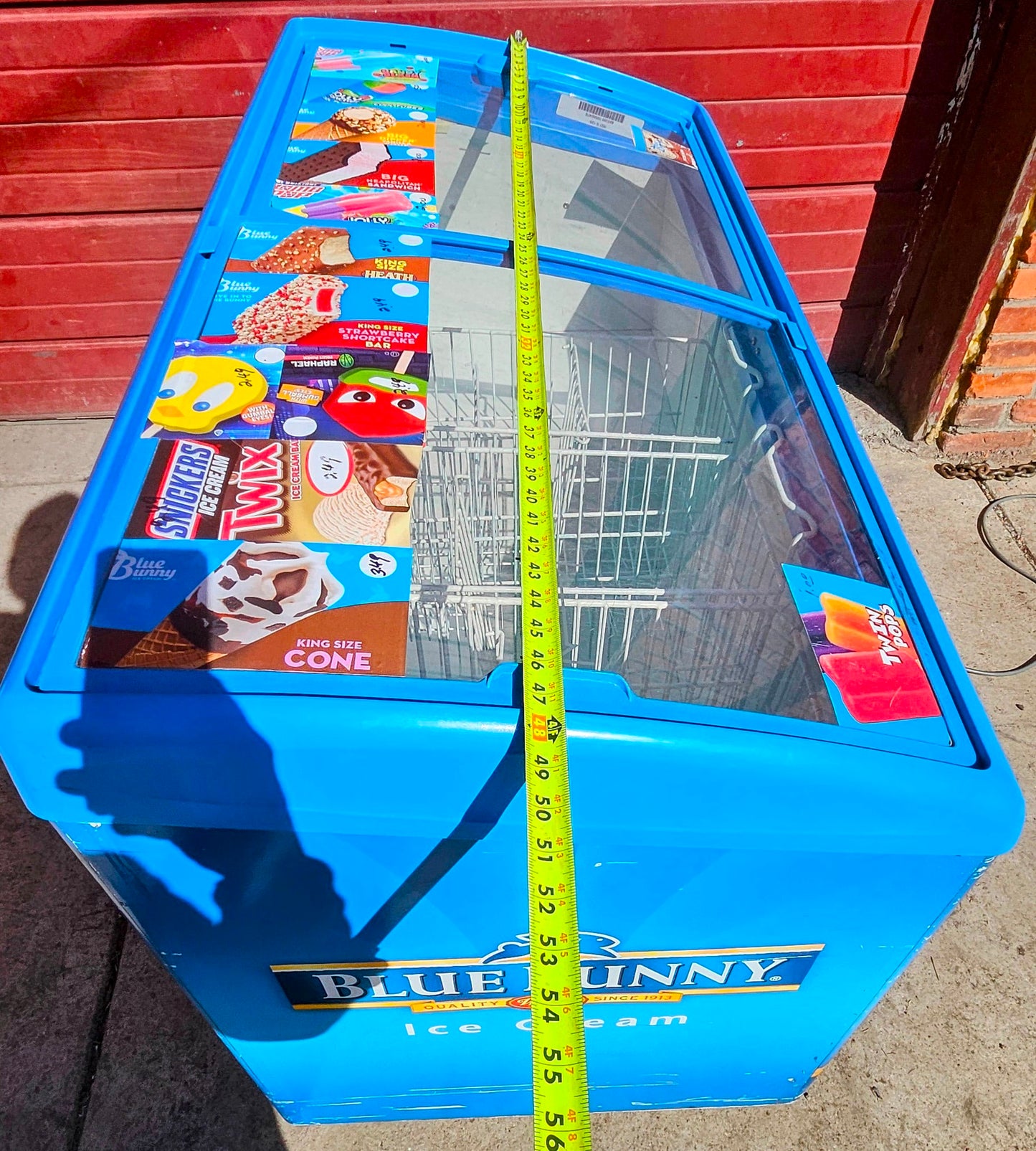 AHT® RIO S 125 CURVED LID FREEZER 9.1CubFeet 90-DAY-WARRANTY WATCHVIDEO FREESHIP