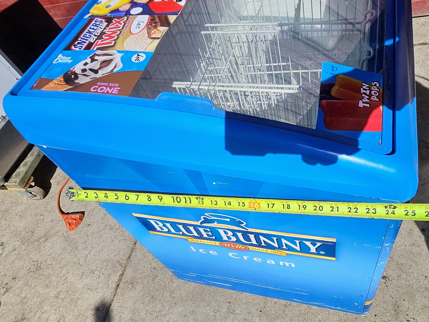 AHT® RIO S 125 CURVED LID FREEZER 9.1CubFeet 90-DAY-WARRANTY WATCHVIDEO FREESHIP