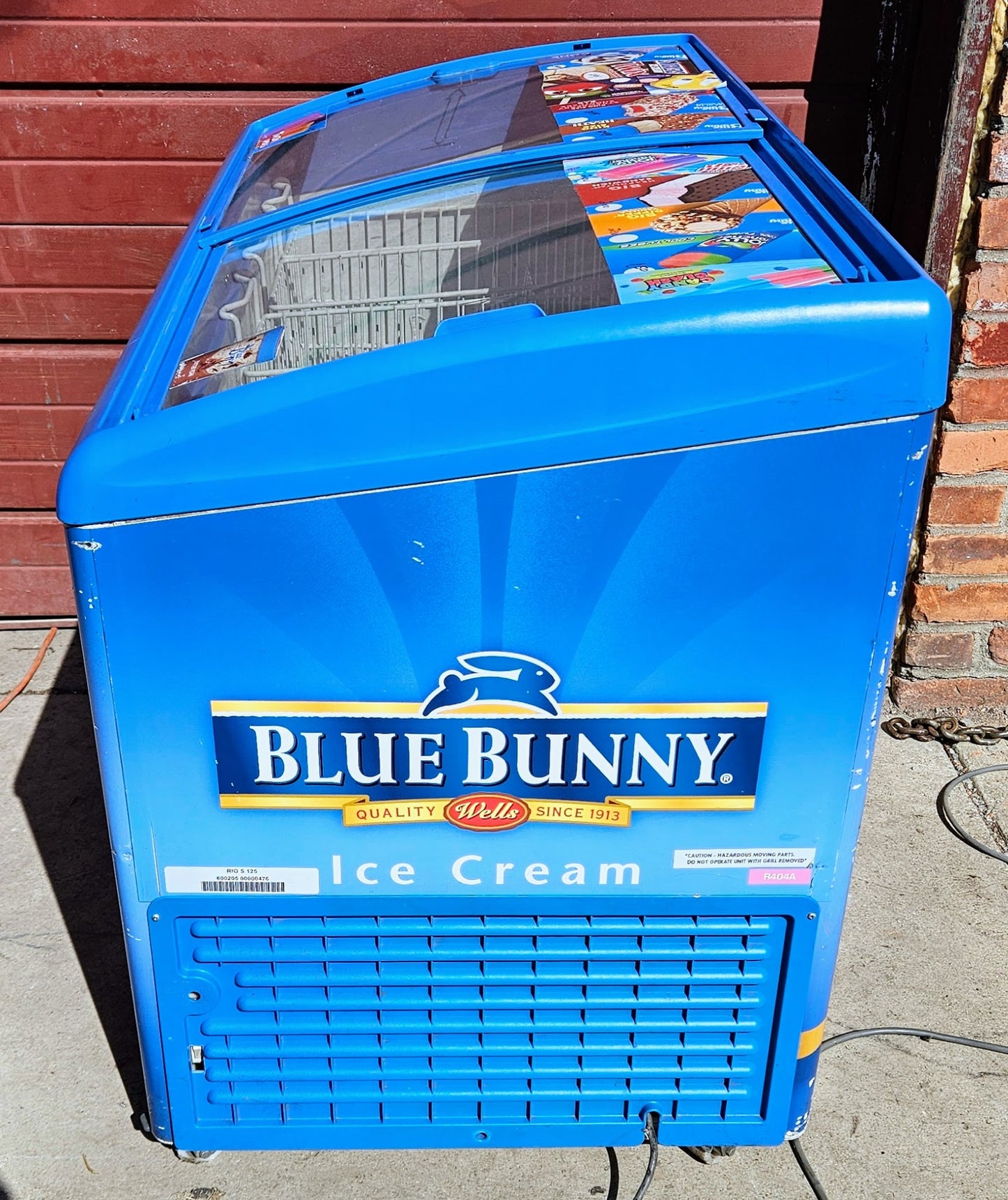 AHT® RIO S 125 CURVED LID FREEZER 9.1CubFeet 90-DAY-WARRANTY WATCHVIDEO FREESHIP