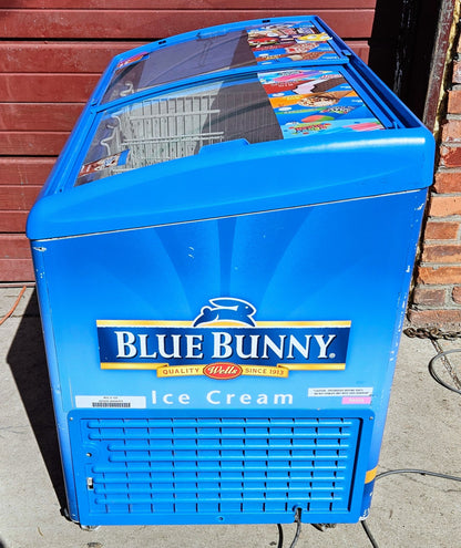 AHT® RIO S 125 CURVED LID FREEZER 9.1CubFeet 90-DAY-WARRANTY WATCHVIDEO FREESHIP