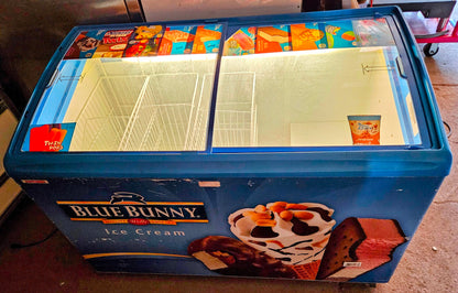 AHT® RIO S 125 CURVED LID FREEZER 9.1CubFeet 90-DAY-WARRANTY WATCHVIDEO FREESHIP